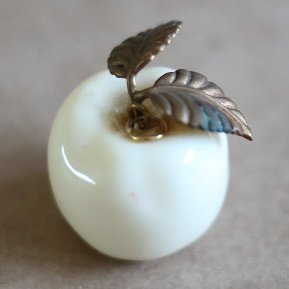 Miniature cat ornament & apple ornament - Picture 5 of 6